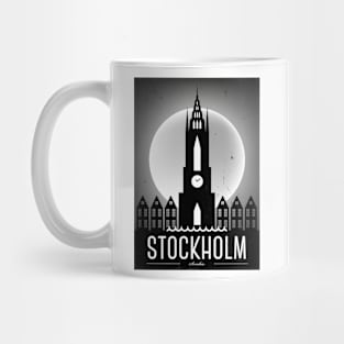 Stockholm Poster Design Mug